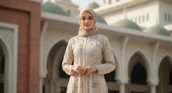 Fashion Model Gamis Abaya Bordir 2025 yang Elegan dan Stylish